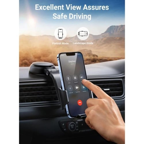 يوجرين -حامل جوال مغناطيسي - أسود