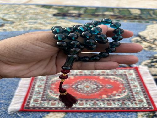 مسباح زعفراني حرباء زيتي كركوشة تفصال