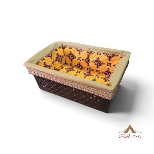 صندوق عزبة بني بدون غطاء