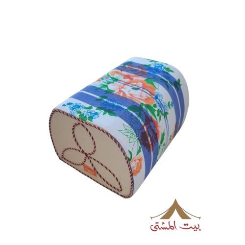 مركى مركاب ام وردة لون ازرق تطريز تراثي