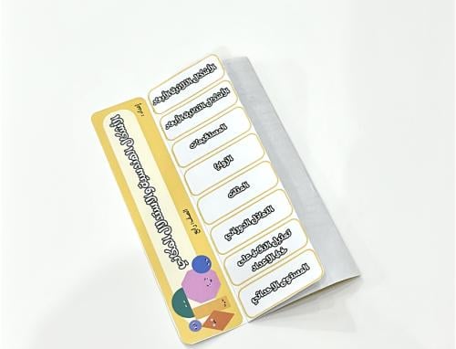 مطوية الأشكال الهندسية والاستدلال المكاني-رياضيات...