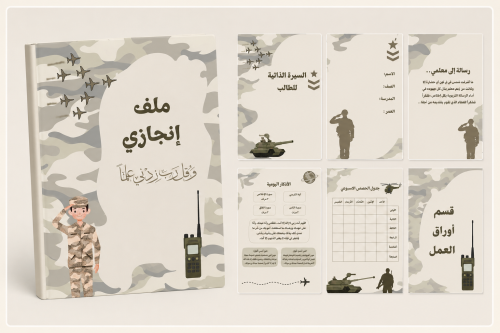 ملف انجاز بشخصية عسكري ( أولاد )