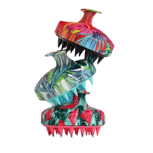 فرشاة سيليكون لتدليك الرأس من روز أروما