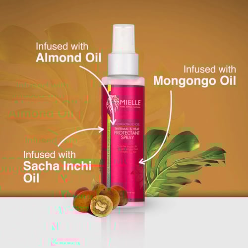 بخاخ ميلي واقي للشعر من الحرارة بزيت المونجونجو 11...