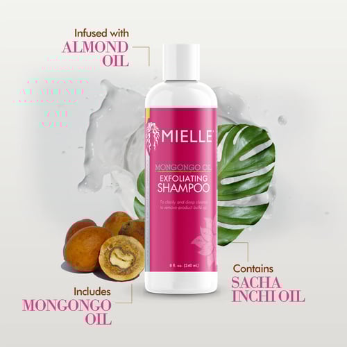 شامبو Mielle المقشر بزيت المونجونجو الافريقي 240 م...