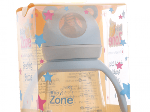 رضاعة بلاستيك من بيبي زون 240 مل