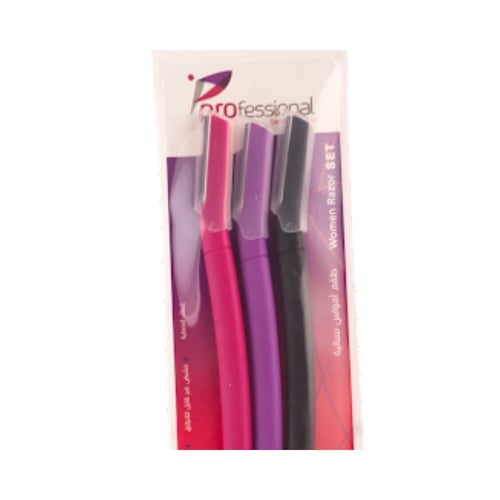 طقم امواس نسائية للوجه و الجسم من بروفيشنال