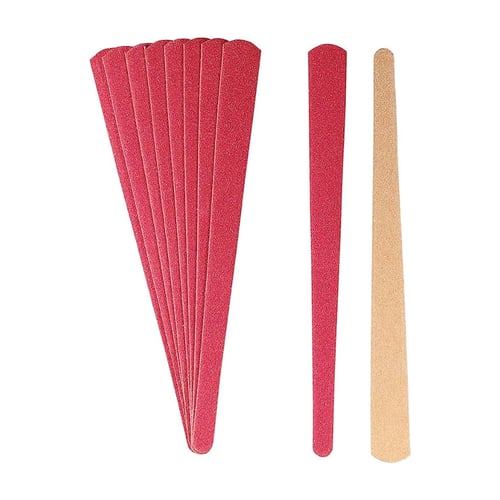 مبرد أظافر خشب من تيتانيا صغير 10 قطع