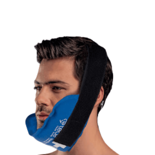 كمادة جل حار بارد بحزام من تي سي