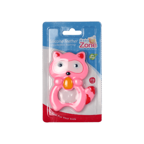 عضاضة اطفال سيليكون تصميم كرتوني مرح من بيبي زون