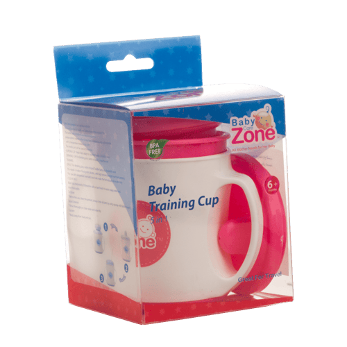 كوب أطفال بمصاص ورضاعة من بيبي زون 250 مل