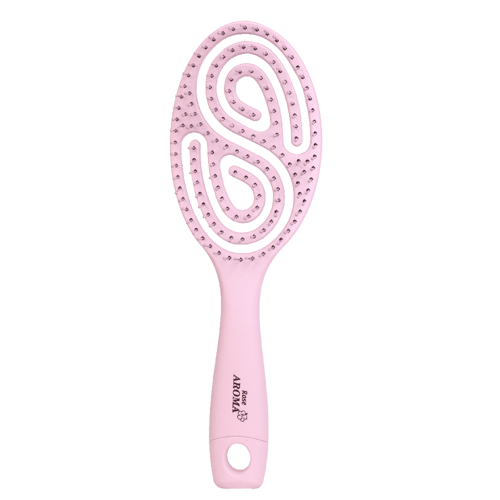 فرشاة شعر منحنية من روز اروما