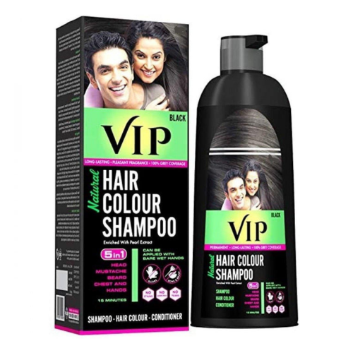 شامبو تلوين الشعر VIP - لون اسود و بني 180 مل