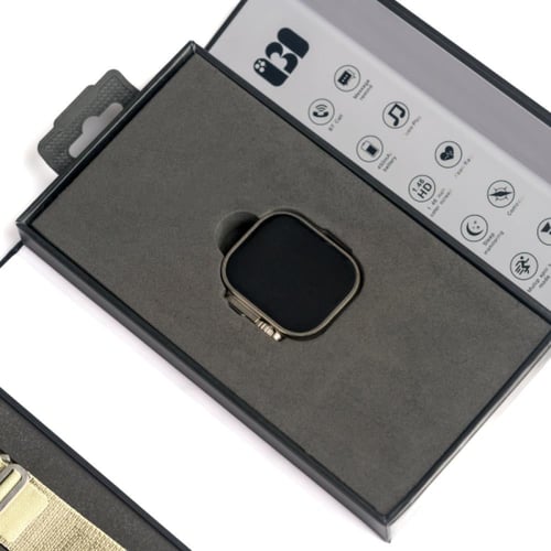 ساعة الترا بلاك ماكس ضمان سنتين