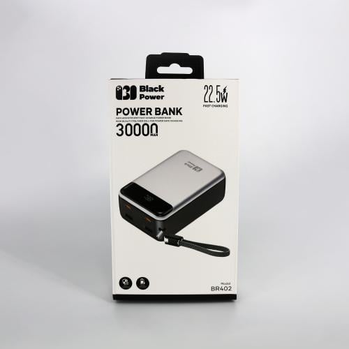 باور بانك للايفون والاندرويد بشاشة رقمية بقوة 3000...