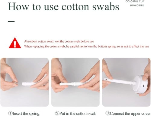 جهاز ترطيب هواء لاسلكي سعة 300مل وموزع هواء.