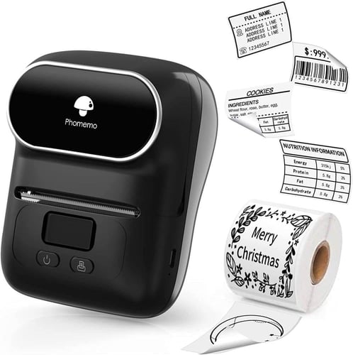 طابعة الملصقات الحرارية الذكية تعمل بالبلوتوث عن ط...
