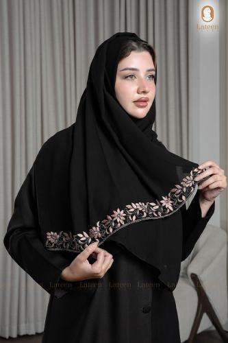 طرحة بتطريز - لتين