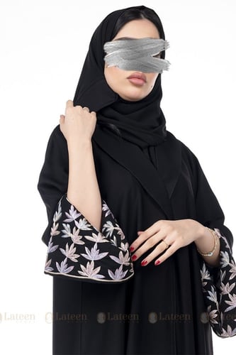 عباية كتف بياقه رسميه - لتين