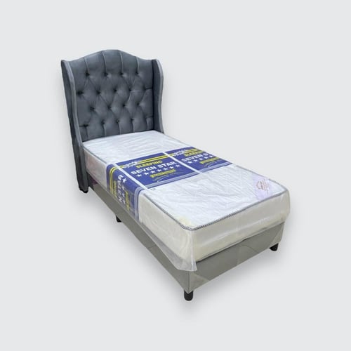 سرير نفر بوكس ديكور مخمل (M2)