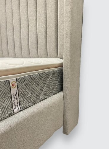 سرير نفر ونص بوكس ديكور خيش (M1)