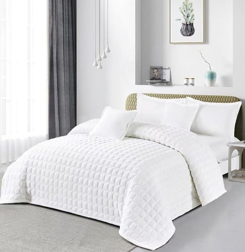 مفرش مضغوط مخمل نفر / نفر ونص