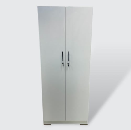 دولاب خشب بابين رفوف