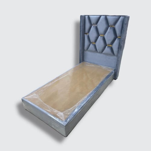 سرير نفر بوكس ديكور مخمل (M6)