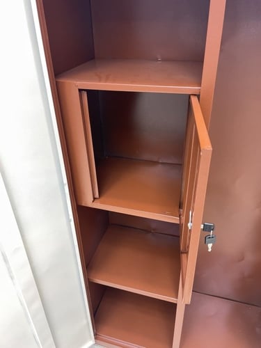 دولاب حديد بابين