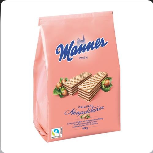 ويفر مانر محشو بكريمة البندق 400g