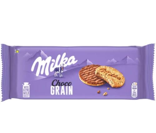 ميلكا بسكويت بالشوفان والقمح مغطى بالشوكوتة 126g