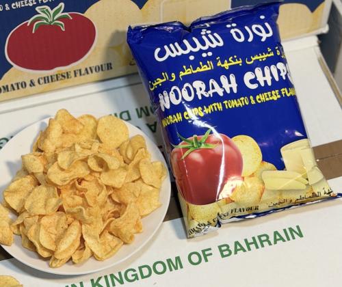 شيبس نورة بنكهة الطماطم والجبن 75g ( صنع البحرين )