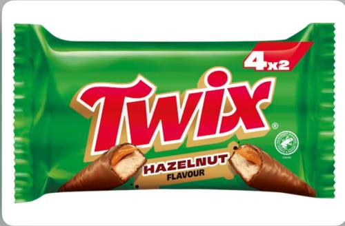شريط تويكس بالبندق بريطاني ( 4 قطعة 2x23g )