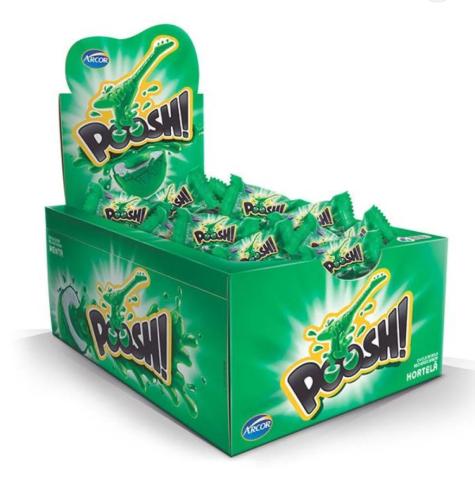 علك فقاعة مع حشوة سائلة ( 4 نكهات - 40 قطعة ) 200g