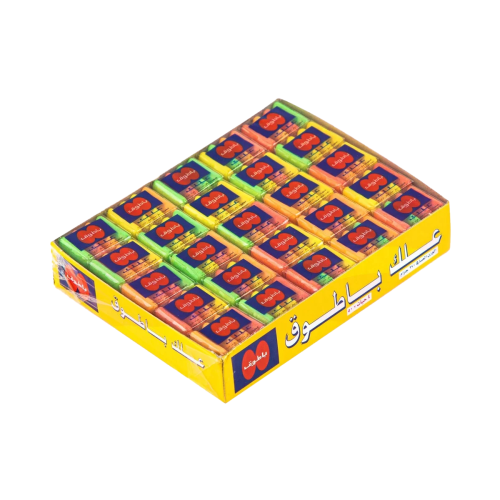 علك باطوق الملون