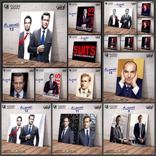 لوحة / بوستر معدني - Suits - سوتس