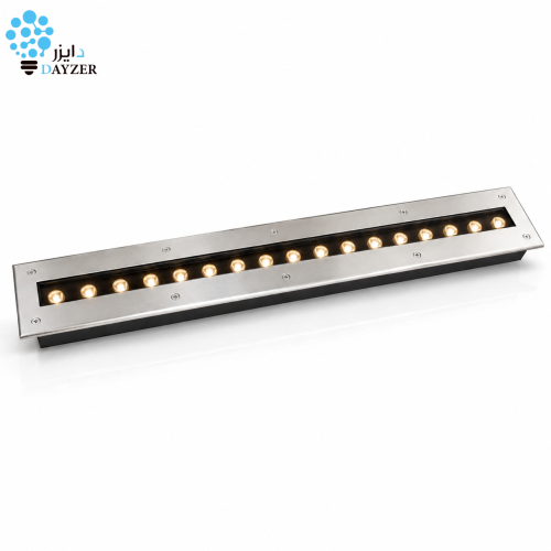 Rectangular burial ground floor lighting, outside...