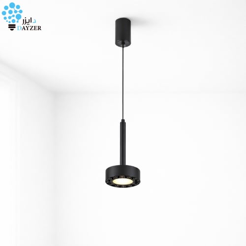 انارة معلقة دائري اسود QY-H1137B-L