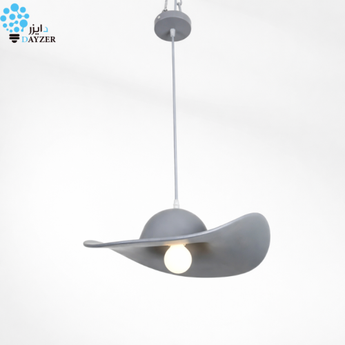ثريا معلقة بتصميم كاب رصاصي | Curve Cap | كيرف كاب