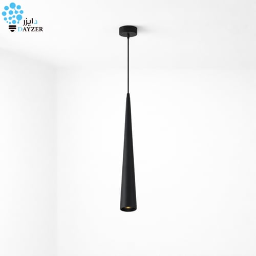 انارة معلقة GU10 مثلث اسود QY-H1017B