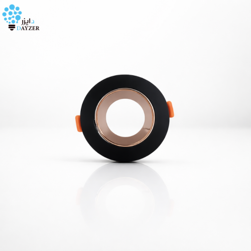 إطار دائري بلاستيك اسود نحاسي 7 سم