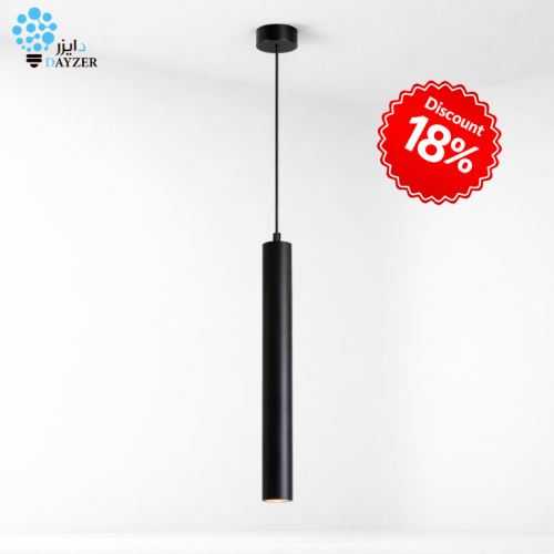 انارة معلقه اسطوانية اسود 50 سم Black Beam