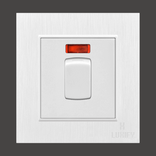 مفتاح سخان 20 أمبير – أبيض LUXIFY | تحكم آمن ومخصص...