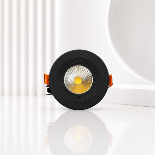 Downlight COB 10 watt – 10 cm black