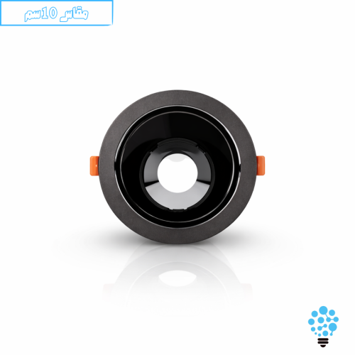 إطار دائري بلاستيك أسود أسود 10 سم