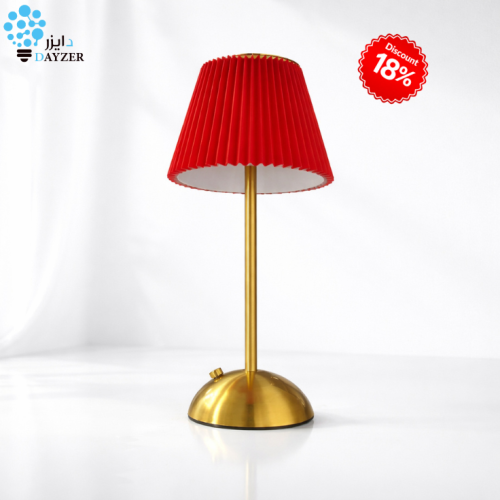 أباجورة لمس أحمر ذهبي – شحن