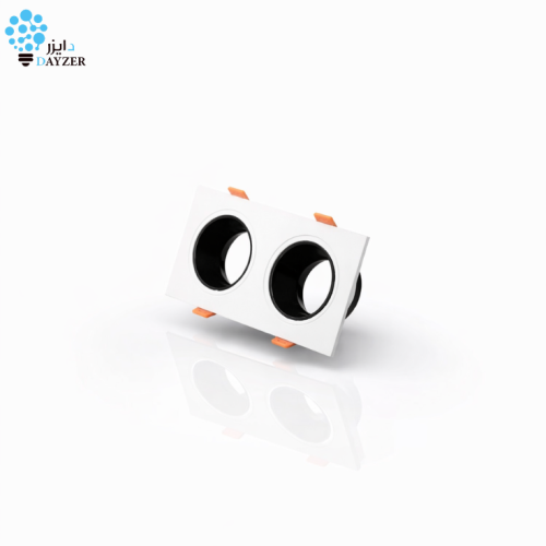 إطار مربع مجوز بلاستيك 7*14 سم ابيض اسود