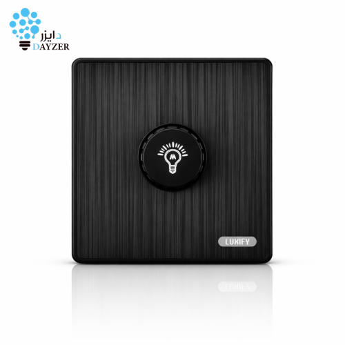 مفتاح دايمر 1000 واط – أسود LUXIFY | تحكم بدرجة إض...