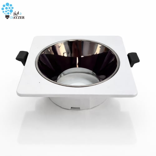 إطار سبوت لايت مربع مضاد للوهج 7*7سم – أبيض أسود