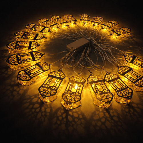 حبل فوانيس رمضان ليد